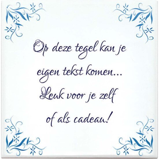 Delfts Blauw tegeltje (nr.110)