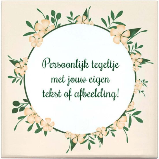Bloemen tegeltje (nr.101)