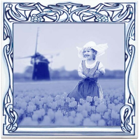Delfts Blauw tegeltje (nr.20)