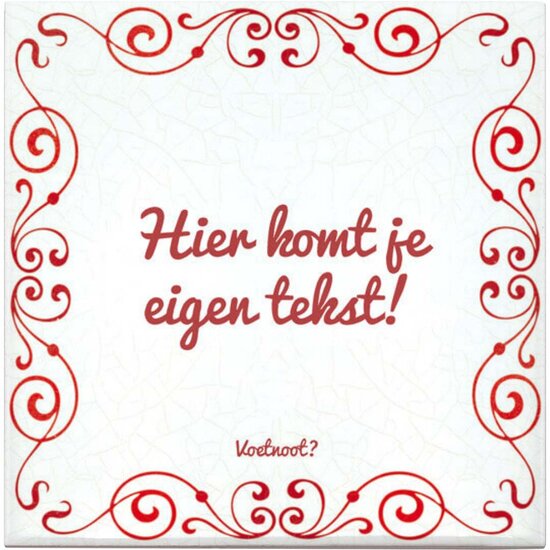 Tegeltje Rood (nr.27)