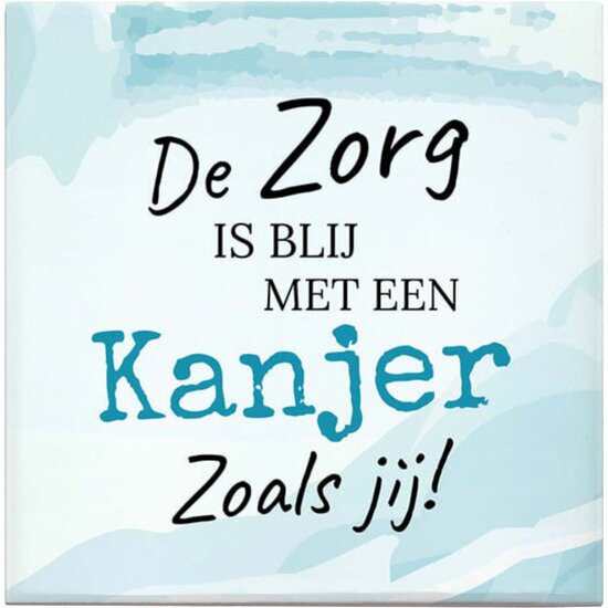 Tegeltje - zorg (nr.151)