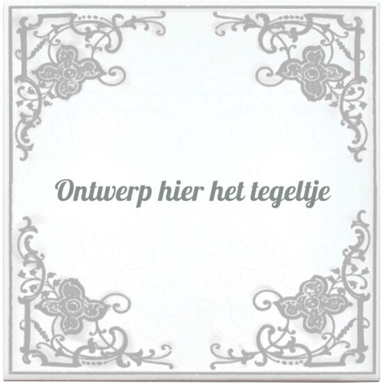Herdenking tegeltje (nr.2)