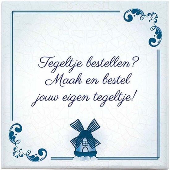 Tegeltje Blauw (nr.56)