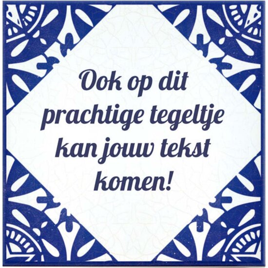 Tegeltje Blauw (nr.31)