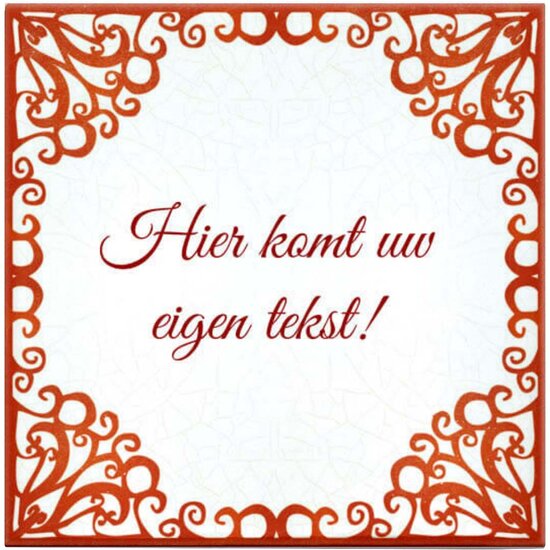 Tegeltje Rood (nr.53)