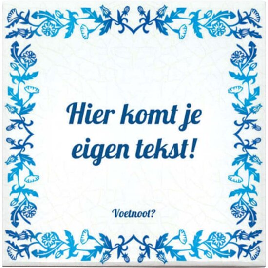 Tegeltje Blauw (nr. 39)