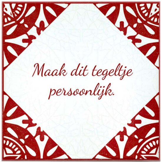 Tegeltje Rood (nr.43)