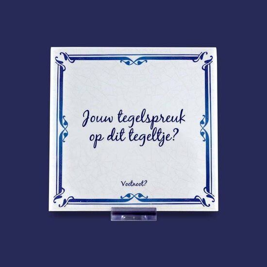 Delfts Blauw tegeltje