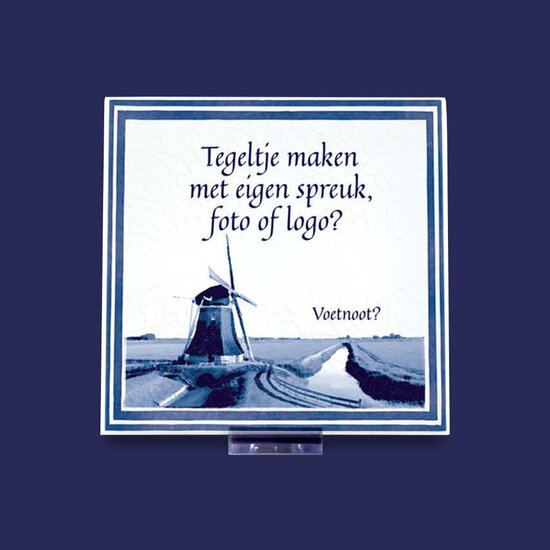 Hollandse molen tegeltje