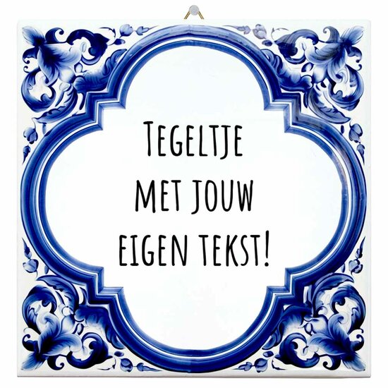 Eigen ontwerp tegeltje