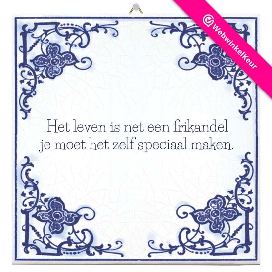 Delfts Blauw tegeltje