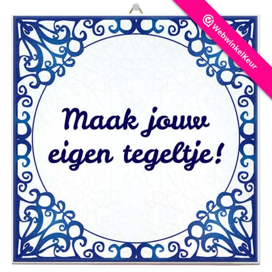 Delfts Blauw tegeltje