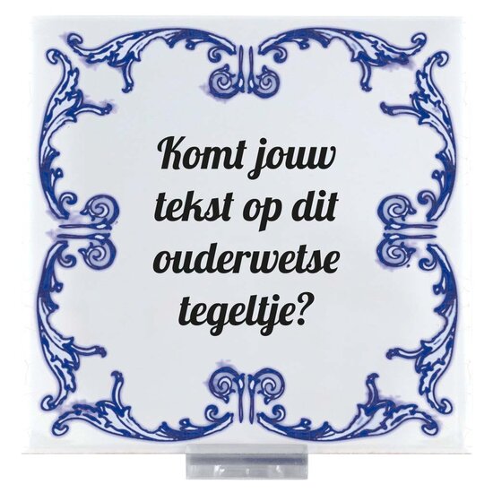 Delfts Blauw tegeltje