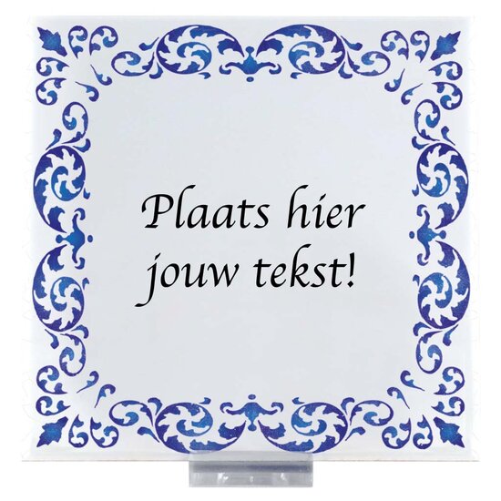 Eigen tegeltje maken