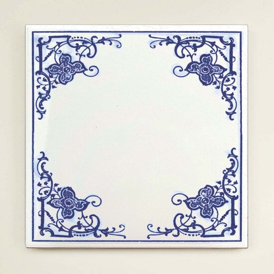 Delfts Blauw tegeltje nr. 23 blanco