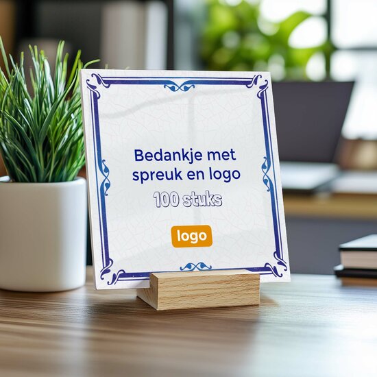 100 tegeltjes met eigen ontwerp