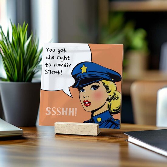 Tegeltje - Pop Art (Agent)