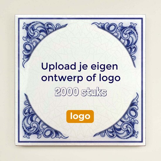2000 tegeltjes met eigen ontwerp