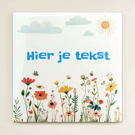 Tegeltje - Lente