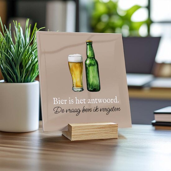 Tegeltje - Bier