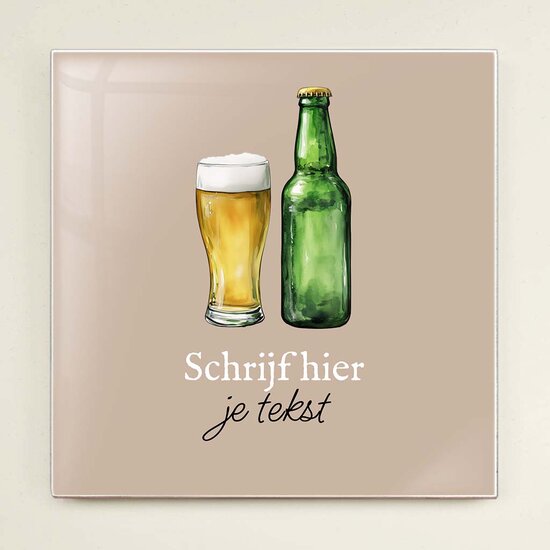 Tegeltje - Bier