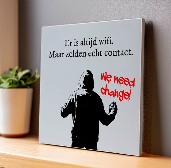 Tegeltje - Graffiti