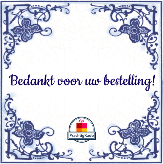 Delfts Blauw tegeltje (nr.23 met logo)