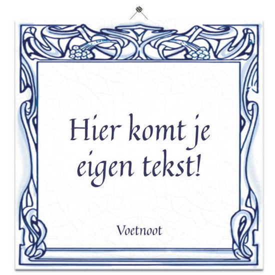 Delfts Blauw tegeltje (nr.20)