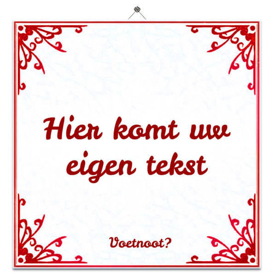 Tegeltje Knalrood (nr.55)