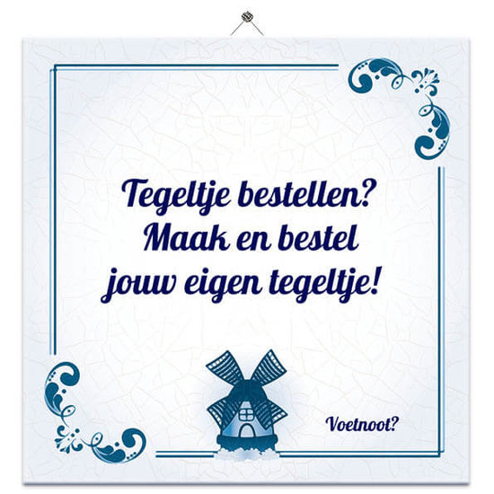 Tegeltje Blauw (nr.56)