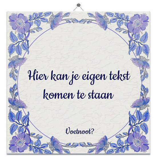 Delfts Blauw tegeltje (nr.19)