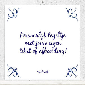 Delfts Blauw tegeltje (nr. 2)