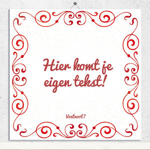 Tegeltje Rood (nr. 27)