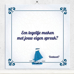 Tegeltje Blauw (nr.57)