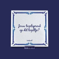 Delfts Blauw tegeltje