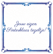 Sinterklaas Tegeltje Nr 33 huismerk kopen in de aanbieding