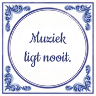 Muziek Ligt Nooit huismerk kopen in de aanbieding