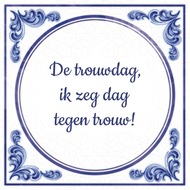 De Trouwdag Ik Zeg Dag Tegen Trouw huismerk kopen in de aanbieding De Trouwdag Ik Zeg Dag Tegen Trouw huismerk kopen in de aanbieding