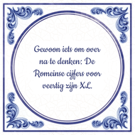 Gewoon Iets Om Over Na Te Denken De Romeinse Cijfers Voor Veertig Zijn Xl huismerk kopen in de aanbieding Gewoon Iets Om Over Na Te Denken De Romeinse Cijfers Voor Veertig Zijn Xl huismerk kopen in de aanbieding