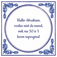 Hallo Abraham Verlies Niet De Moed Ook Na 50 Is T Leven Supergoed huismerk kopen in de aanbieding Hallo Abraham Verlies Niet De Moed Ook Na 50 Is T Leven Supergoed huismerk kopen in de aanbieding