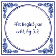 Het Begint Pas Echt Bij 35 huismerk kopen in de aanbieding