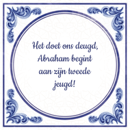 Het Doet Ons Deugd Abraham Begint Aan Zijn Tweede Jeugd huismerk kopen in de aanbieding