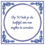 Op 50 Heb Je De Leeftijd Om Een Mythe Te Worden huismerk kopen in de aanbieding Op 50 Heb Je De Leeftijd Om Een Mythe Te Worden huismerk kopen in de aanbieding