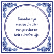 Vrienden Zijn Mensen Die Alles Van Je Weten En Toch huismerk kopen in de aanbieding