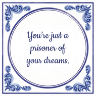 Youre Just A Prisoner Of Your Dreams huismerk kopen in de aanbieding