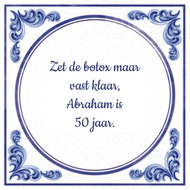 Zet De Botox Maar Vast Klaar Abraham Is 50 Jaar huismerk kopen in de aanbieding