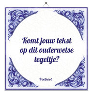 Delfts Blauw tegeltje