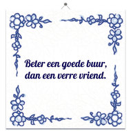 Tegeltje Met Spreuk 5 huismerk kopen in de aanbieding